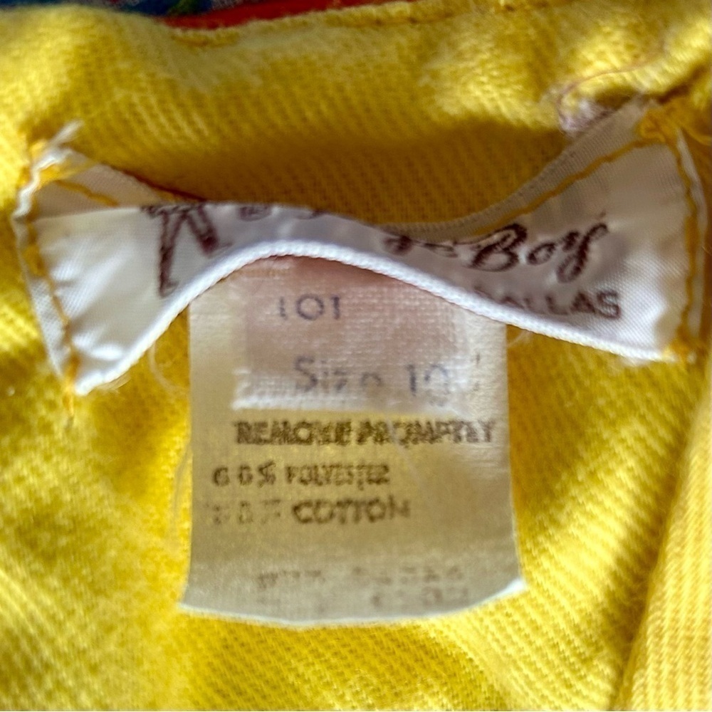 Vintage Page Boy Dallas Maternity Dress Baby Doll Sleeveless Butterfly Floral M - Picture 13 of 14